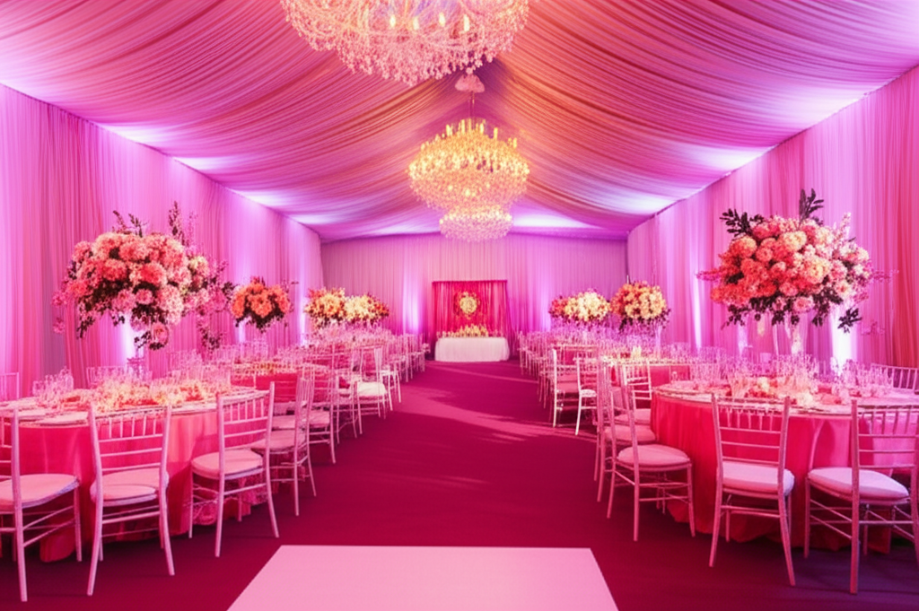 Decoração de casamento elegante